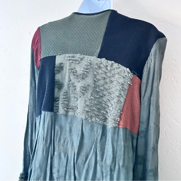 NEIL & DAVID Vintage Lagenlook Mixed Media Patchwork Top Maxi Skirt Set Size S/M - Picture 9 of 15